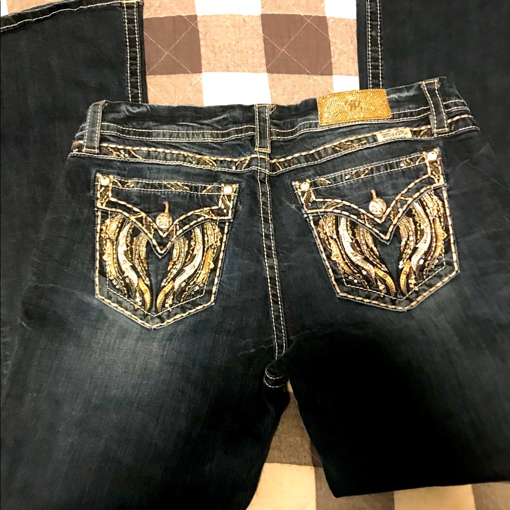 Miss me easy boot jean size 33